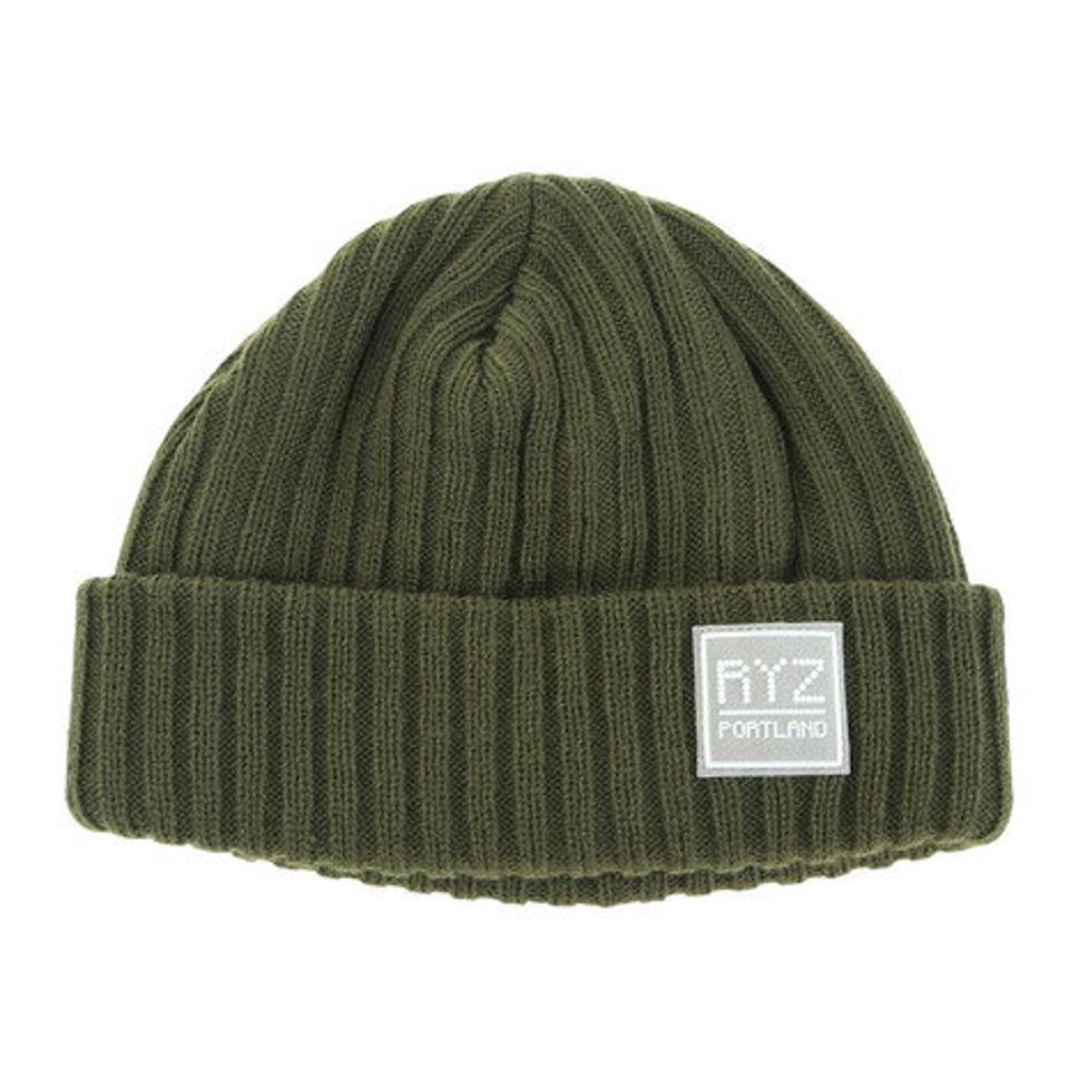 ライズ(RYZ)(メンズ、レディース)リブ フィッシャーマンキャップ 897R1ST2644 OLIVE 防寒