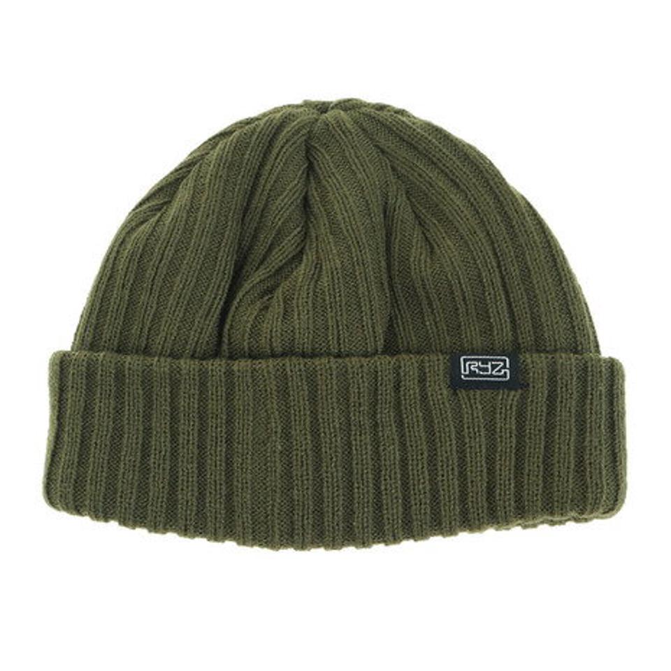 ライズ(RYZ)(メンズ、レディース)リブ フィッシャーマンキャップ 897R1ST2644 OLIVE 防寒