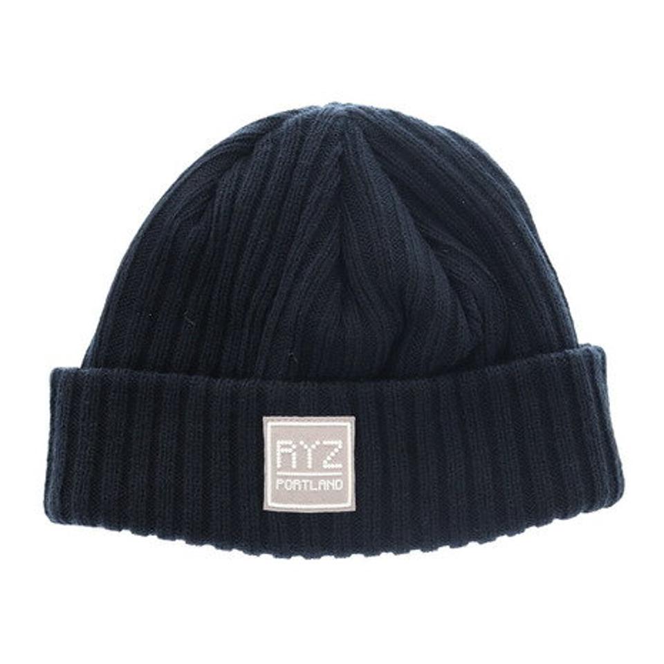 ライズ(RYZ)(メンズ)リブフィッシャーマンキャップ 897R1ST2644 NVY 防寒