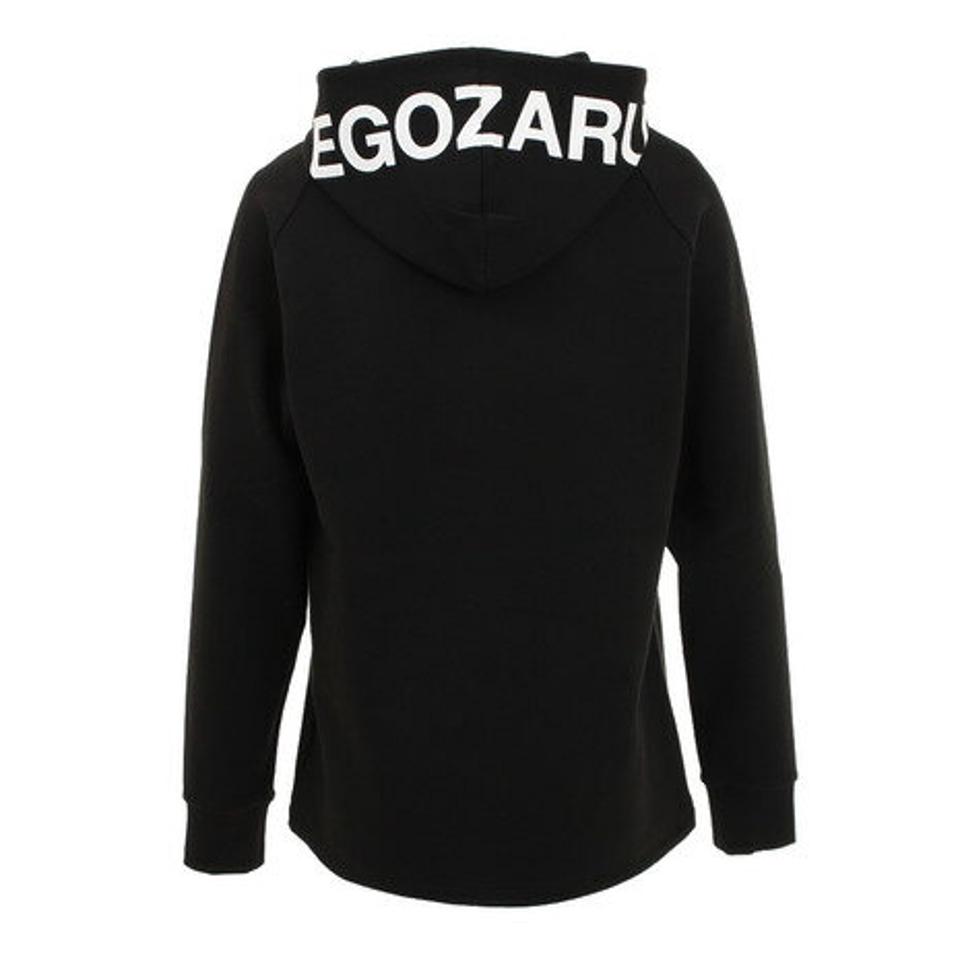 エゴザル（EGOZARU） バスケットボールウェア フードロゴパーカ 黒 EZSW-F2105-012 （メンズ）