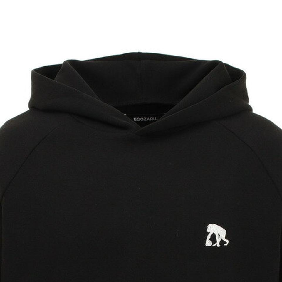 エゴザル（EGOZARU） バスケットボールウェア フードロゴパーカ 黒 EZSW-F2105-012 （メンズ）