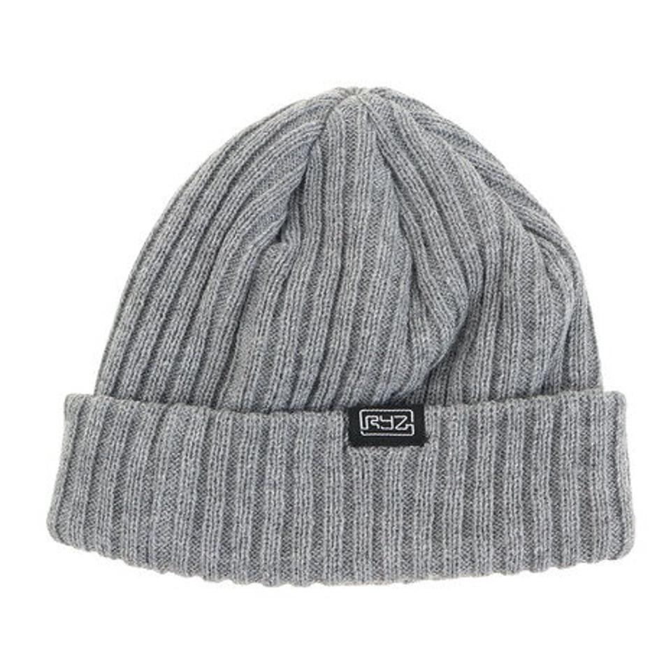 【10/15 24h限定 エントリー&対象3店舗買い回りで最大P10倍!】ライズ(RYZ)(メンズ、レディース)リブ フィッシャーマンキャップ 897R1ST2644 GRY 防寒