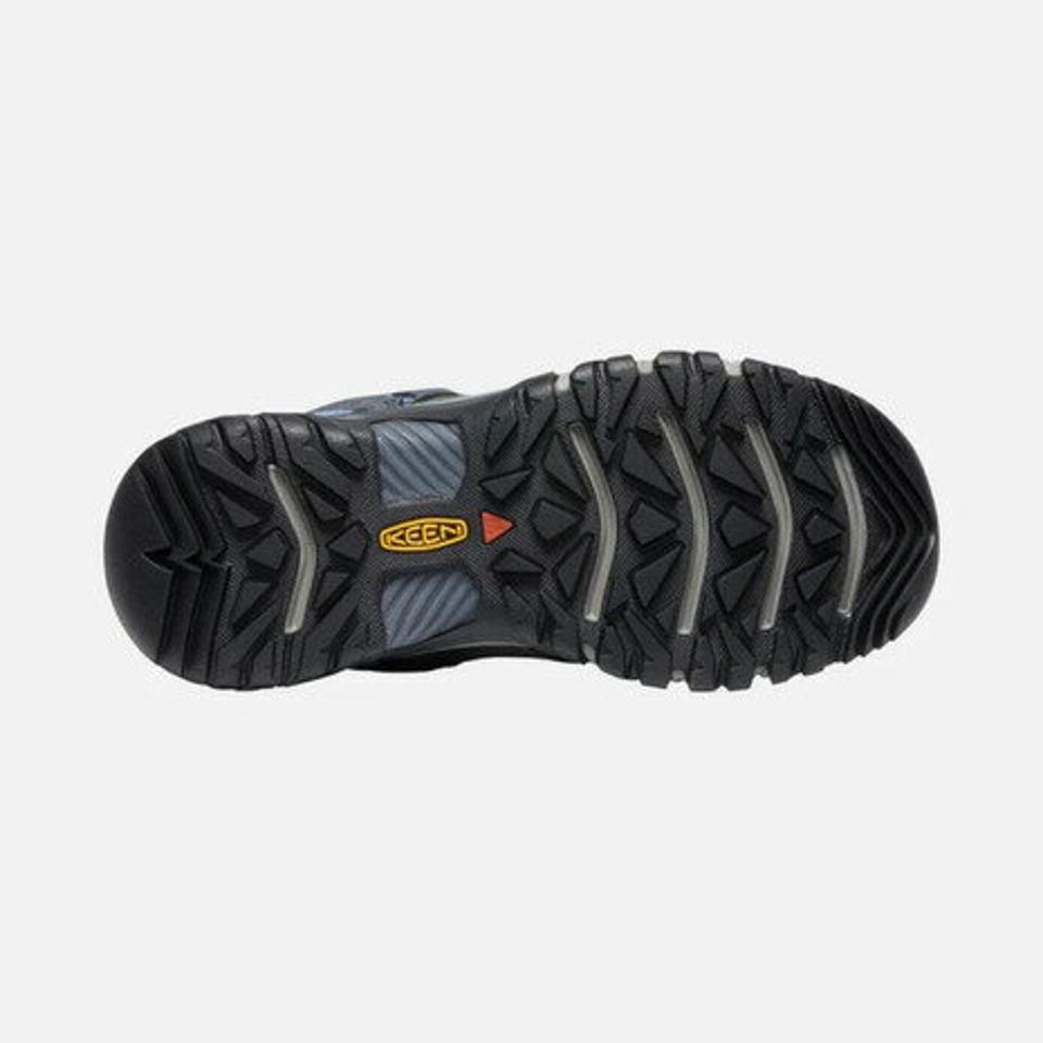 キーン（KEEN）（レディース）ハイキングシューズ ローカット リッジ フレックス ウォータープルーフ 1024923 グレー 防水 透湿 軽量
