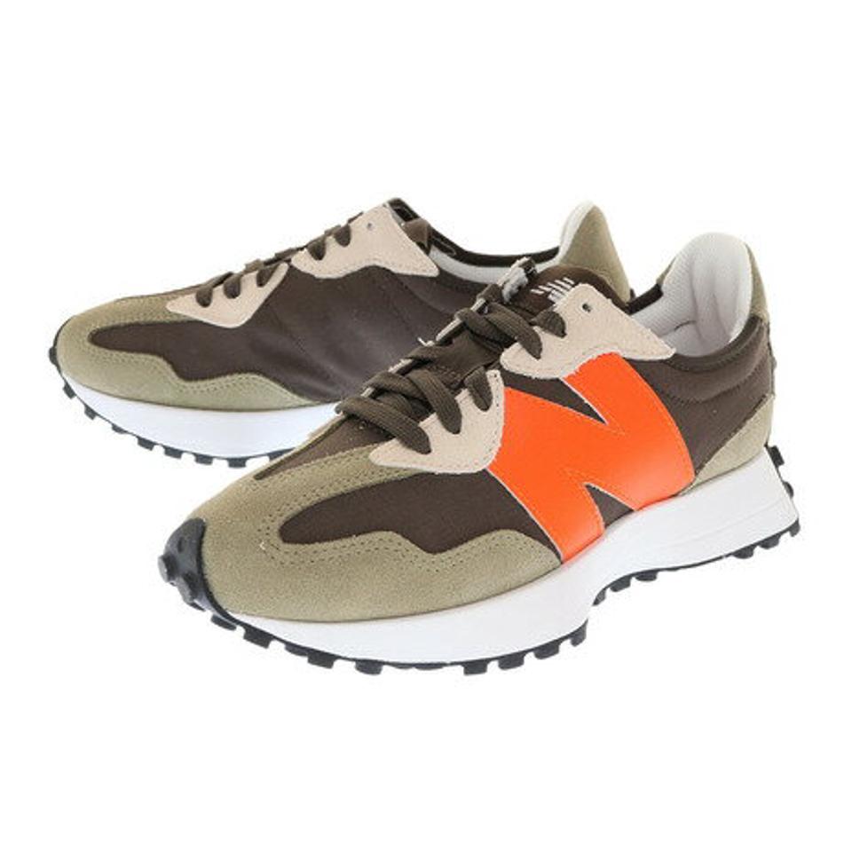 ニューバランス（new balance）（メンズ、レディース）スニーカー 緑 グリーン MS327 BE D スポーツシューズ 靴 シューズ メンズ レディース