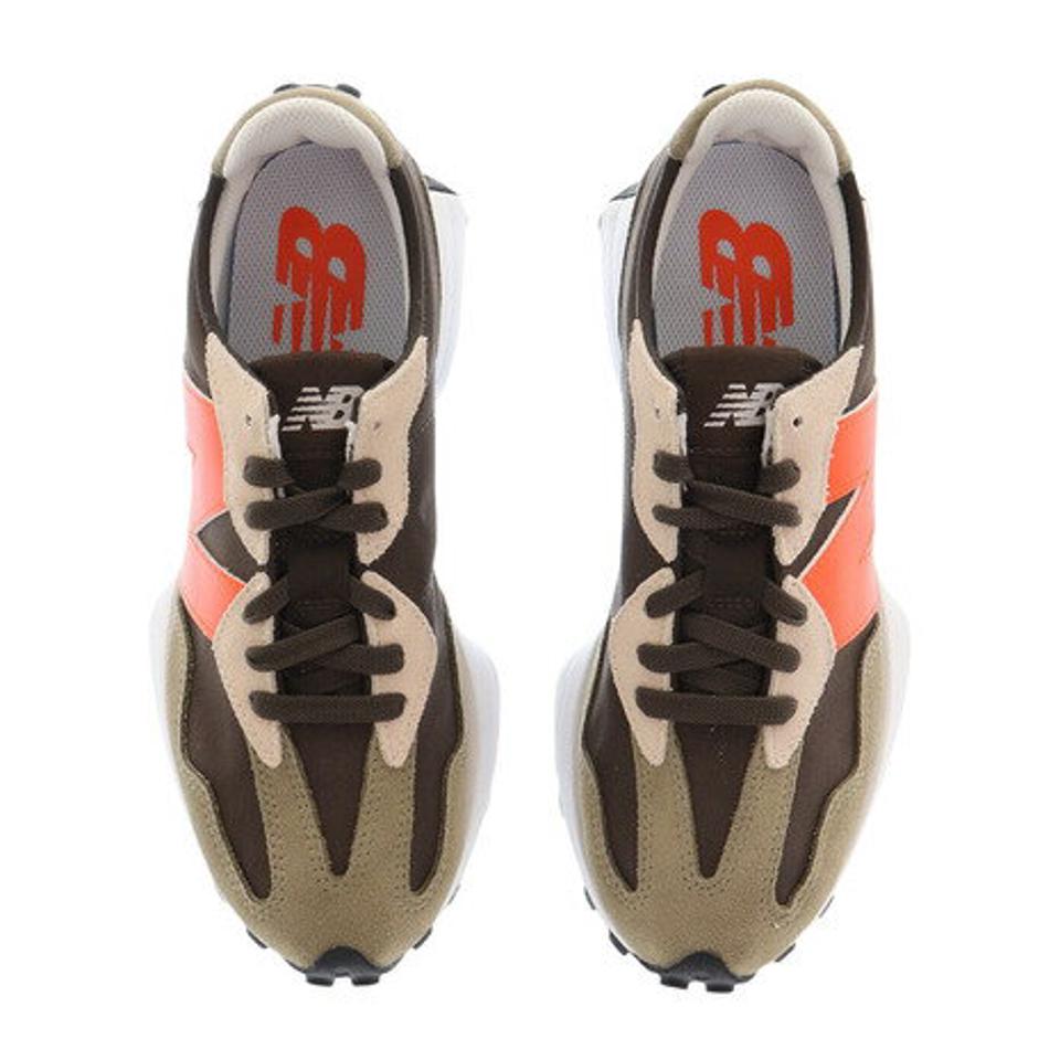 ニューバランス（new balance）（メンズ、レディース）スニーカー 緑 グリーン MS327 BE D スポーツシューズ 靴 シューズ メンズ レディース