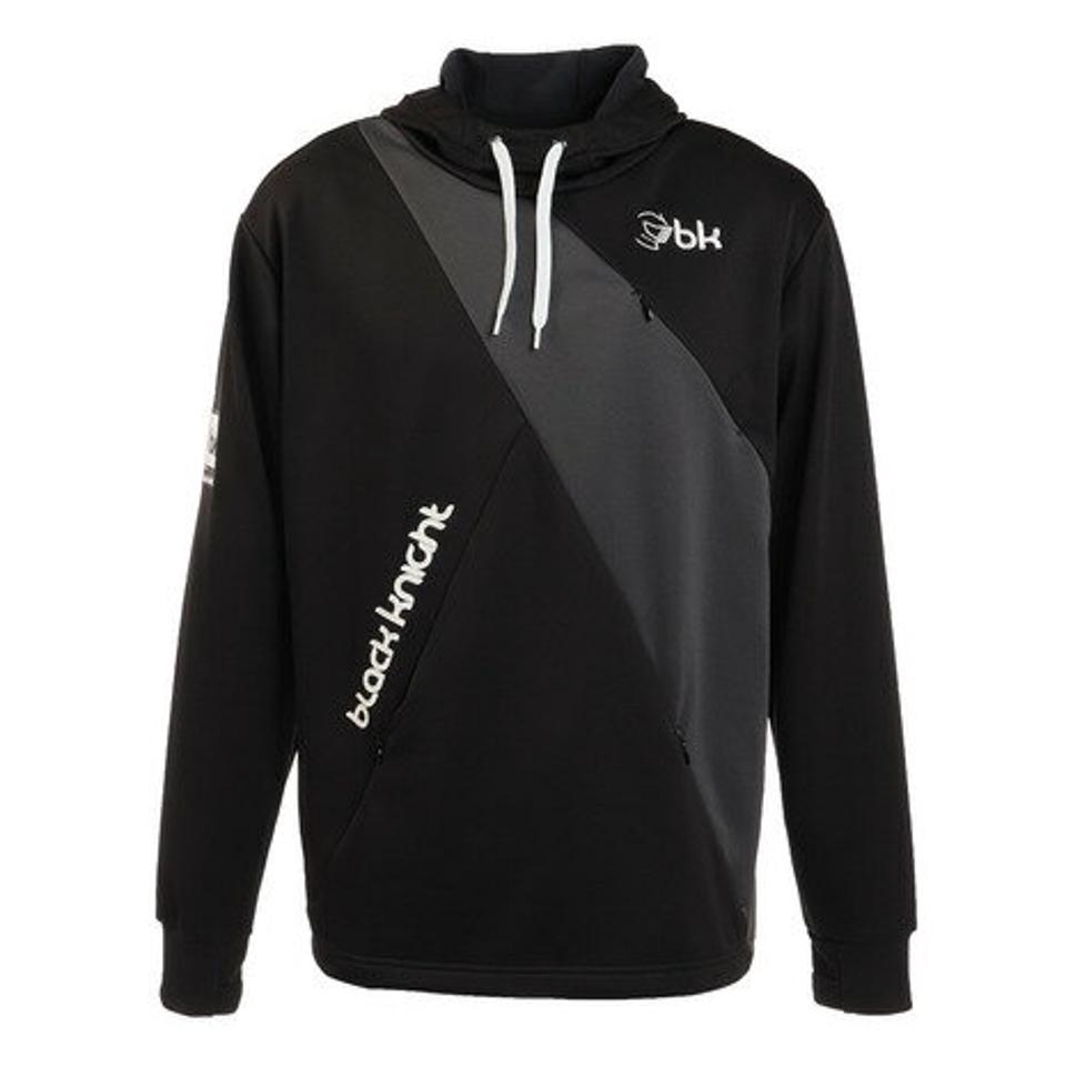 ブラックナイト（blackknight）（メンズ、レディース）バドミントンウェア ウォームライトパーカー T-1650-BLK