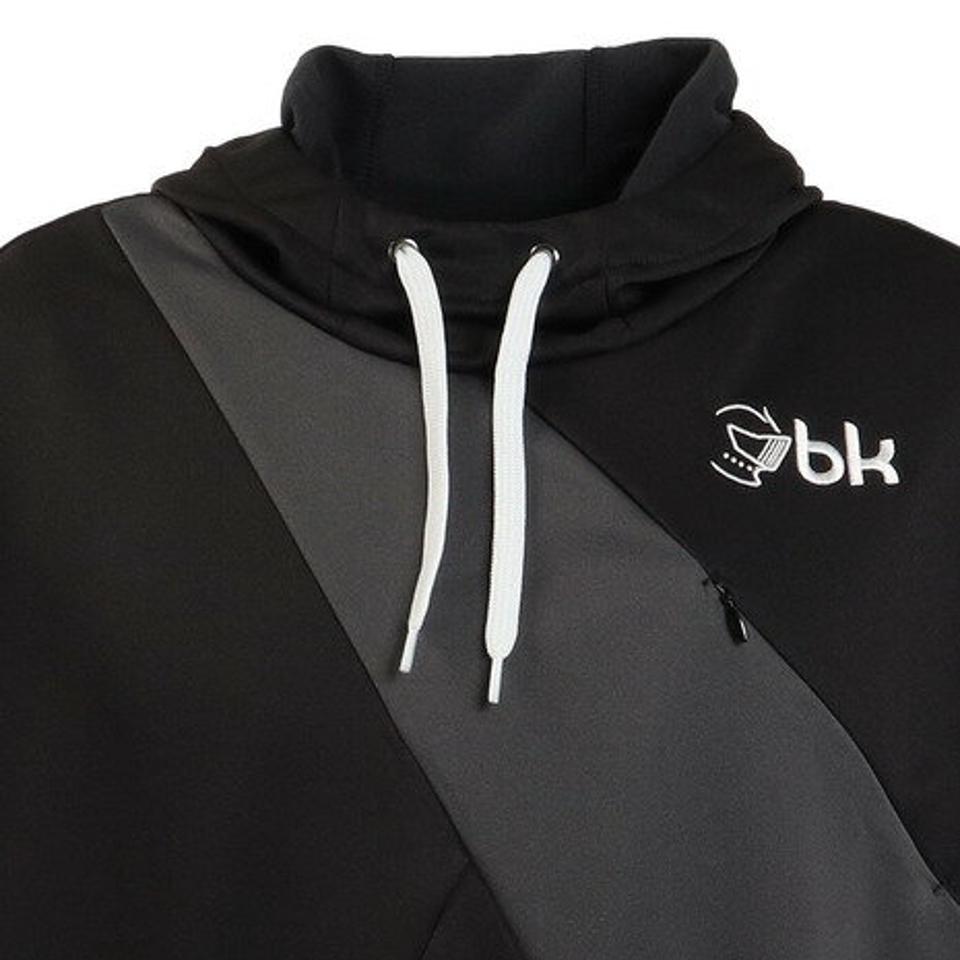 ブラックナイト（blackknight）（メンズ、レディース）バドミントンウェア ウォームライトパーカー T-1650-BLK