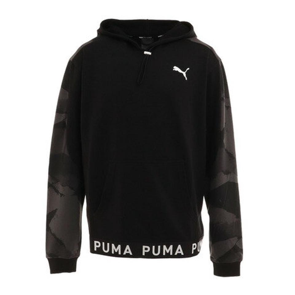 プーマ(PUMA) トレーニング AOP フーディー 522058 01 BLK (メンズ)
