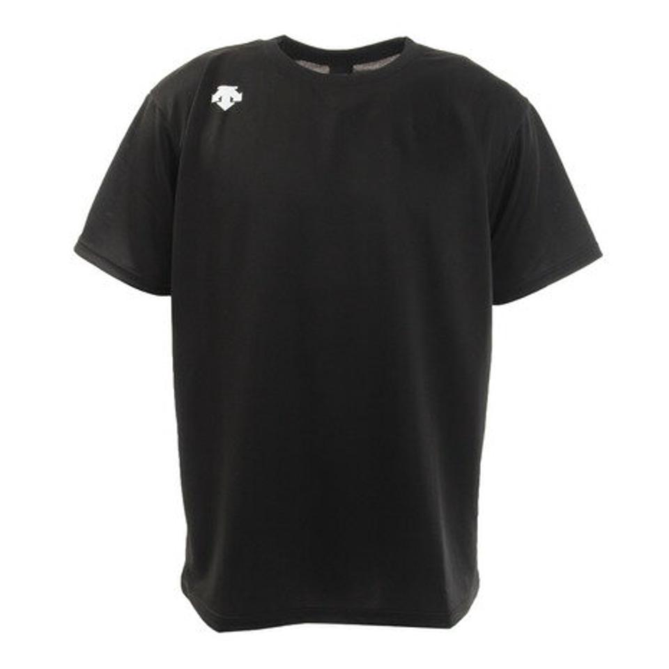 【5/25限定 エントリー&3点以上ご購入でP最大10倍】デサント(DESCENTE) ワンポイント ハーフスリーブシャツ DMC-5801B BLK (メンズ)