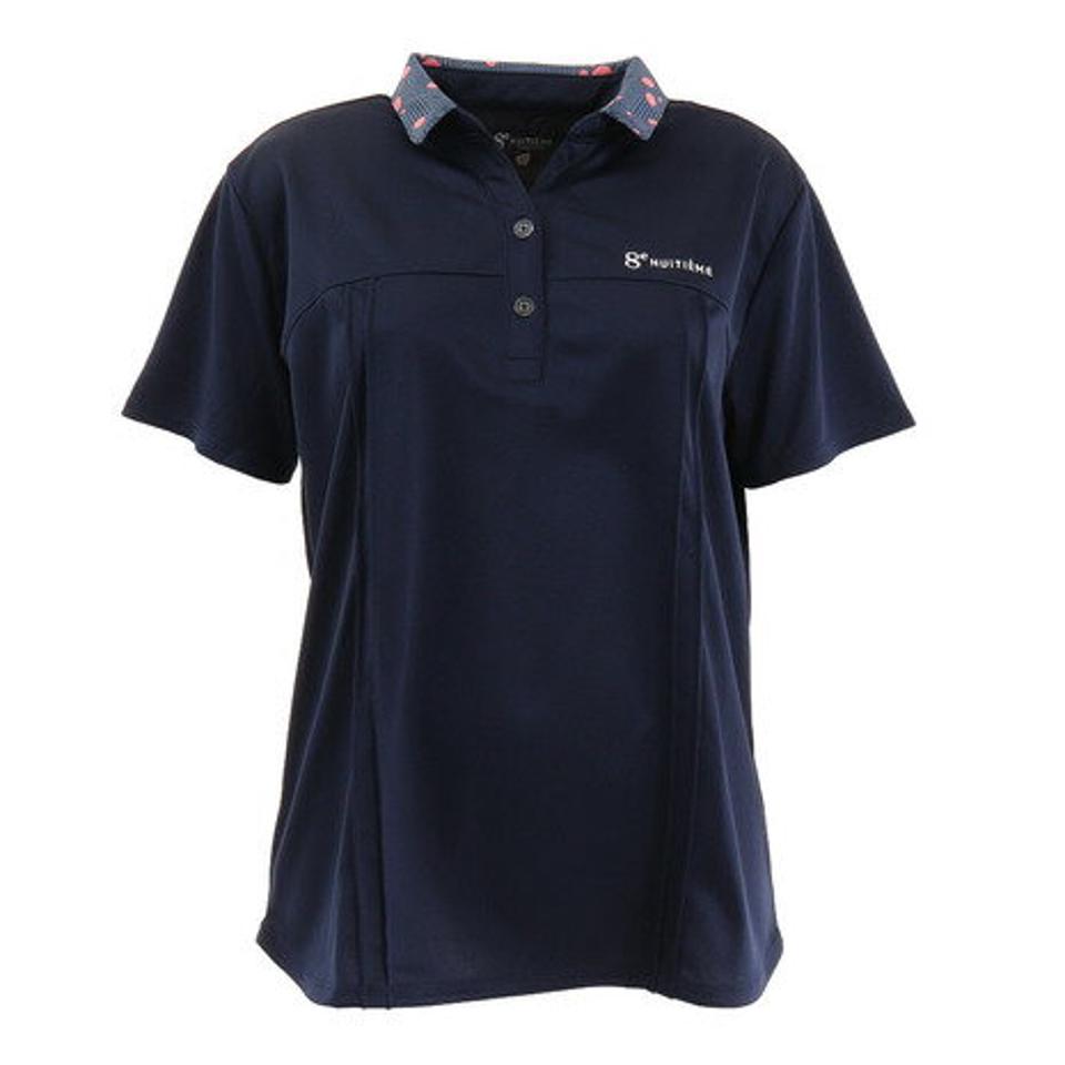 ウィッテム（HUITIEME） テニス ドライプラス プリント ポロシャツ HU20FLS733052NVY （レディース）