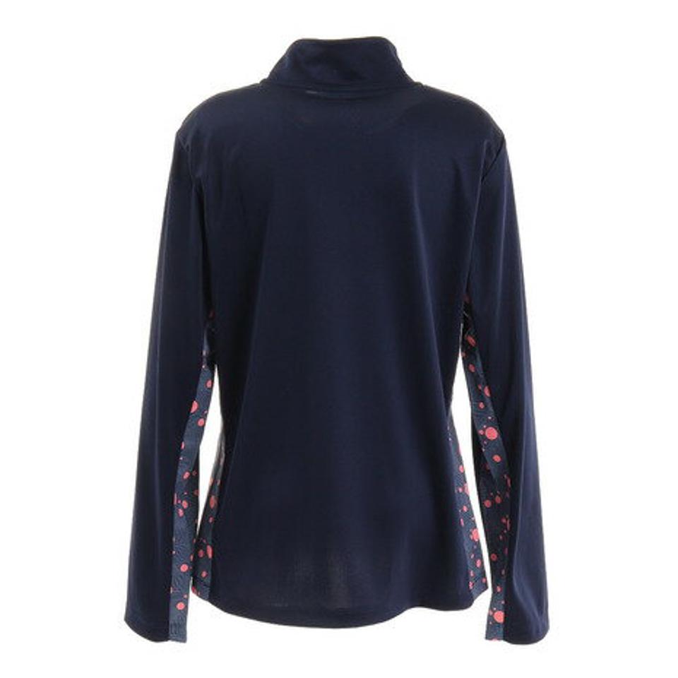 ウィッテム(HUITIEME) テニス ドライプラス ハーフジップ 長袖トップス HU20FLS733051NVY (レディース)