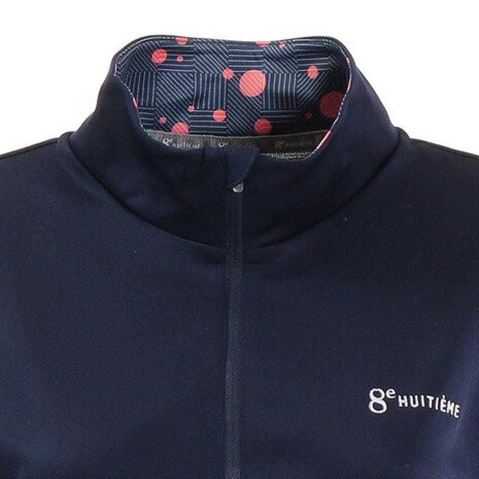 ウィッテム(HUITIEME) テニス ドライプラス ハーフジップ 長袖トップス HU20FLS733051NVY (レディース)