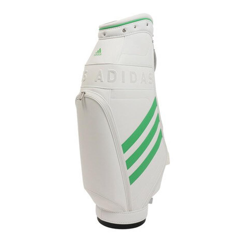 アディダス（adidas）（レディース）ゴルフ キャディバッグ 8.5型 5分割 スリーストライプEMH91-GT5926 WH/GR