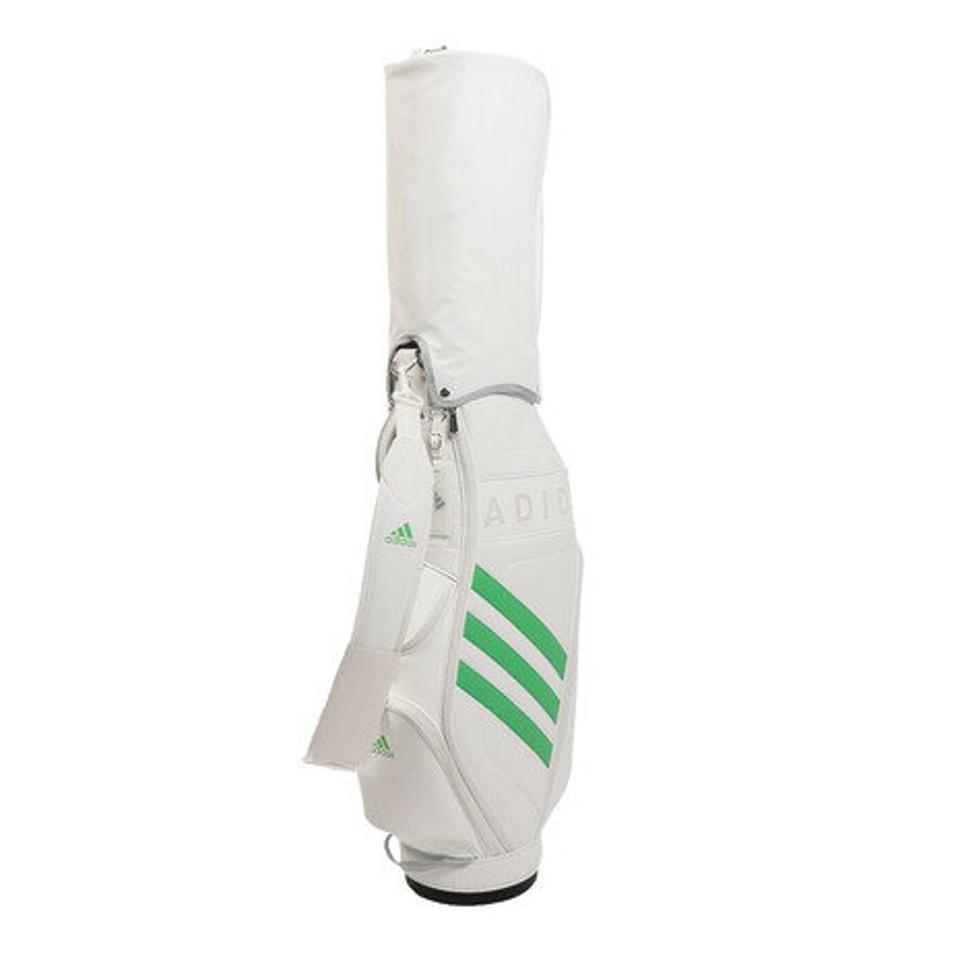アディダス（adidas）（レディース）ゴルフ キャディバッグ 8.5型 5分割 スリーストライプEMH91-GT5926 WH/GR