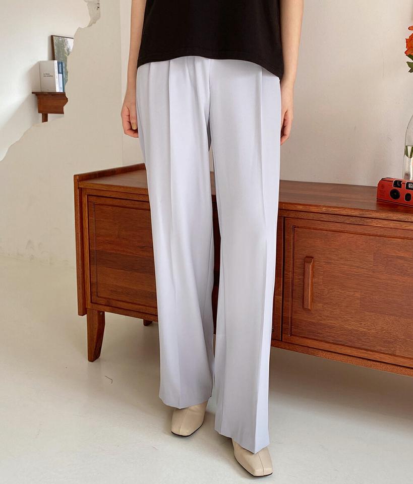 ツータックハイウエストワイドスラックス・全5色・t66326 レディース 【pt】韓国ファッション ボトムス ロング ロングパンツ スラックスパンツ スラックス ツータック ハイウエスト ワイド 無地 シンプル フェミニン カジュアル 春 秋 冬