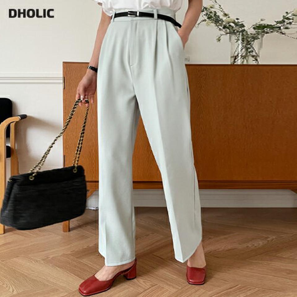 ツータックワイドスラックス・全3色・t65480 レディース 【pt】パンツ スラックス ロング丈 パステル シンプル 無地 単色 ベーシック 春 夏 秋 冬 オフィスカジュアル ワイド 楽ちん ウエストゴム ハイウエスト スタイルアップ 脚長 大人っぽ 韓国ファッション
