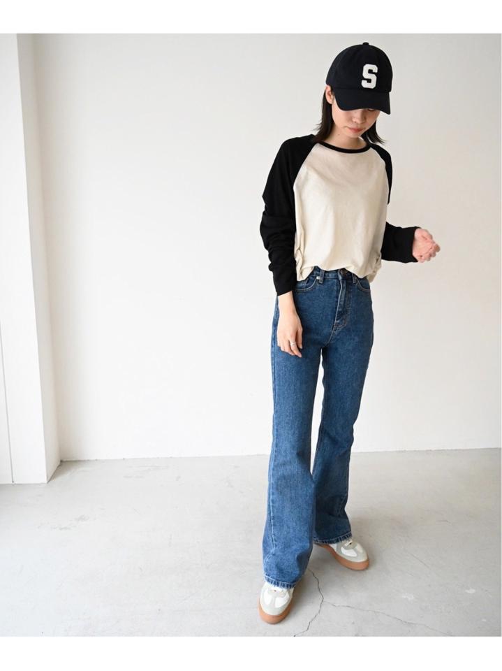 RED CHOP WORKS ラグラン配色ロングTシャツ（RED CHOP WORKS）