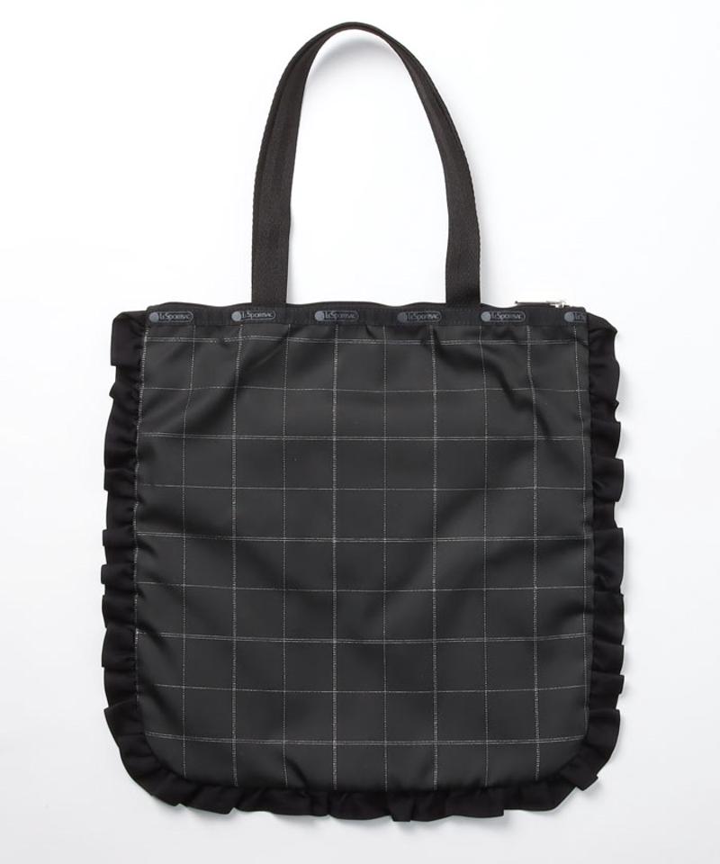 RUFFLE TOTEシルバービジュープレイドラッフル