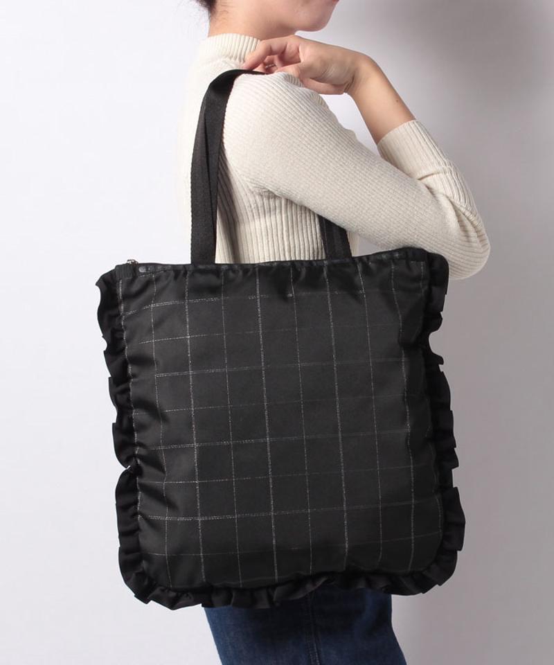 RUFFLE TOTEシルバービジュープレイドラッフル