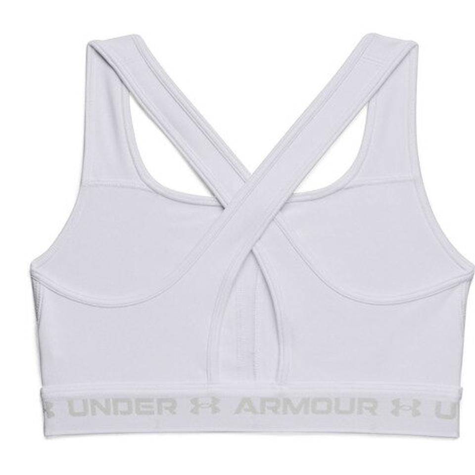 【3/10 24h限定 エントリー＆対象3店舗以上買い回りで最大P10倍！】アンダーアーマー（UNDER ARMOUR）（レディース）スポーツブラ ヒートギア(夏向け) ミドルサポート 揺れない クロスバック ミッド 1361034 100
