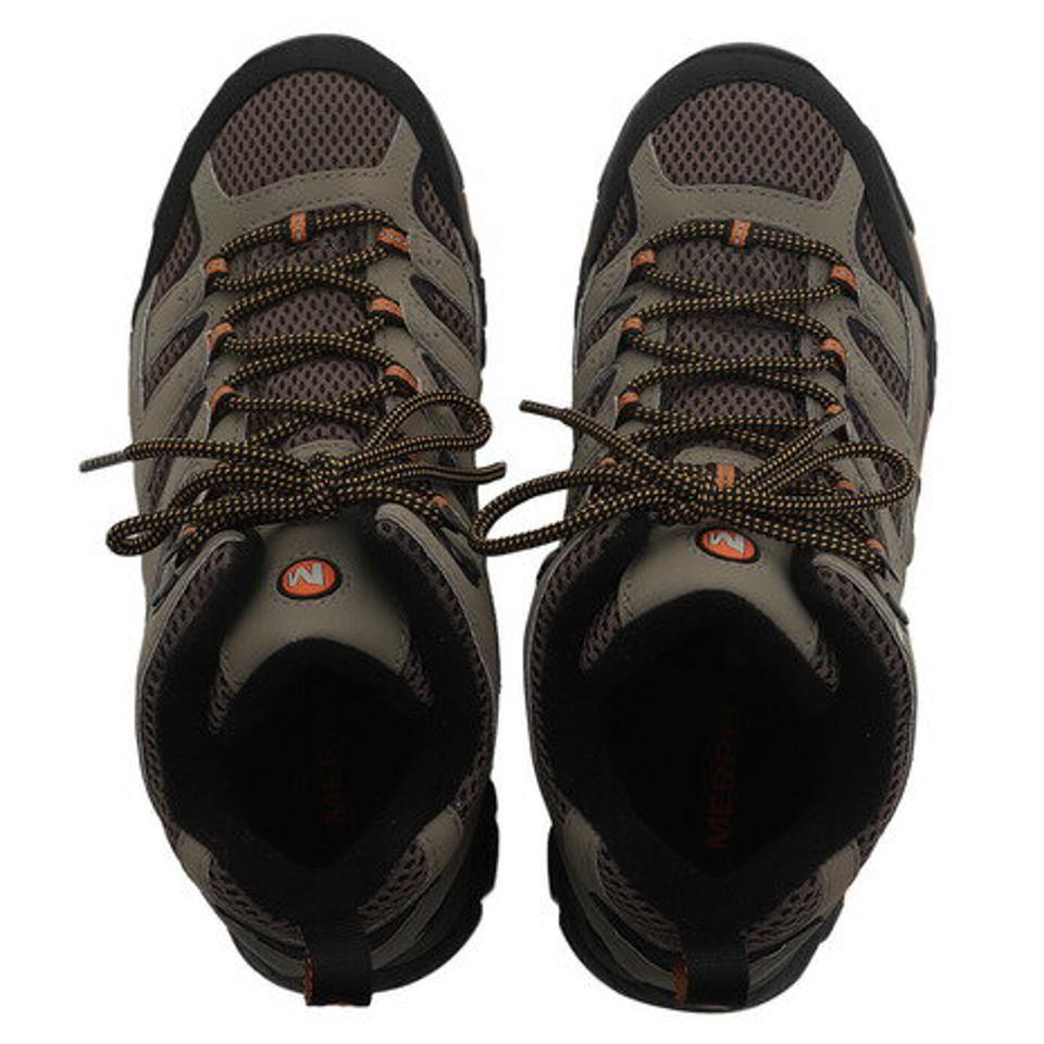 メレル（MERRELL） アウトドアシューズ トレッキングシューズ 登山靴 モアブ2 ミッド GTX ワイド 06057W WALNUT ゴアテックス 510g 防水 登山 山登り （メンズ）