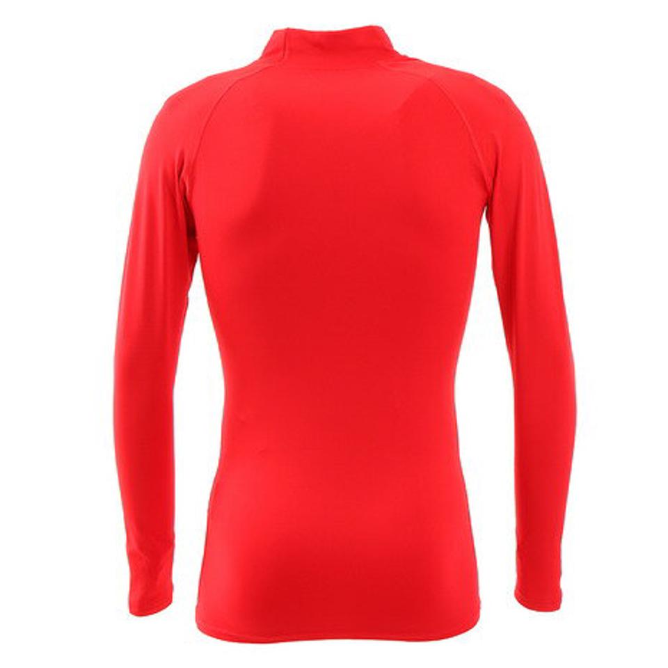 アンダーアーマー(UNDER ARMOUR) コールドギアアーマー ロングスリーブ モックシャツ 1346864 RED BB 防寒 トレーニング 冬用 インナー ハイネック (メンズ)