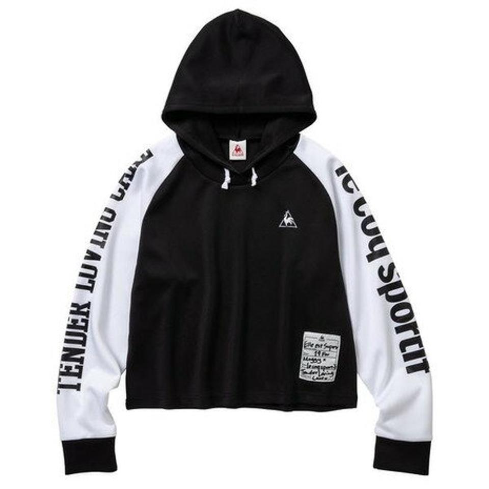 ルコック スポルティフ(Lecoq Sportif) スウェットパーカー QMWOJF42MA BLK (レディース)