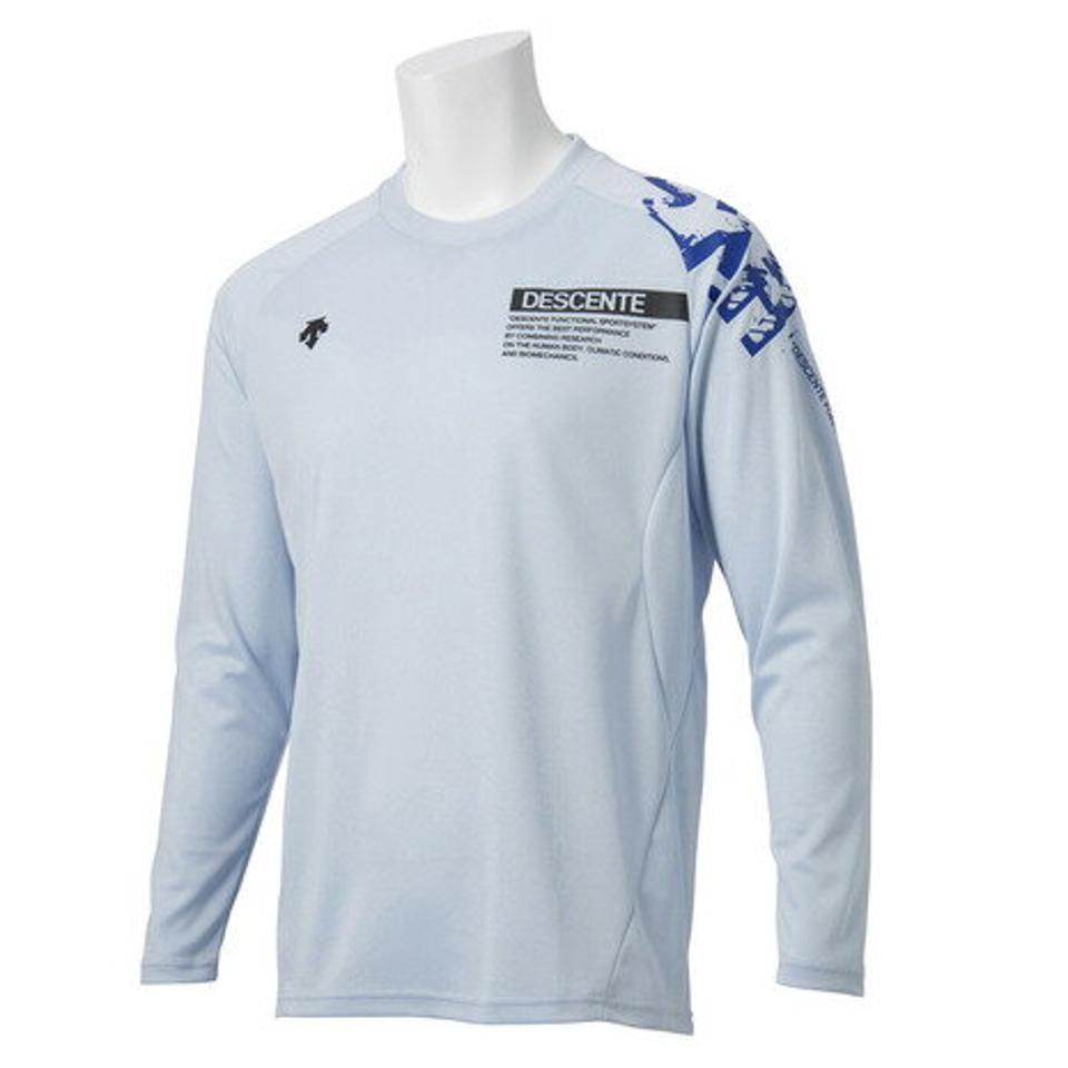 デサント(DESCENTE) バレーボールウェア ジュニア 長袖プラクティスシャツ DVJSJB51 WH (キッズ)