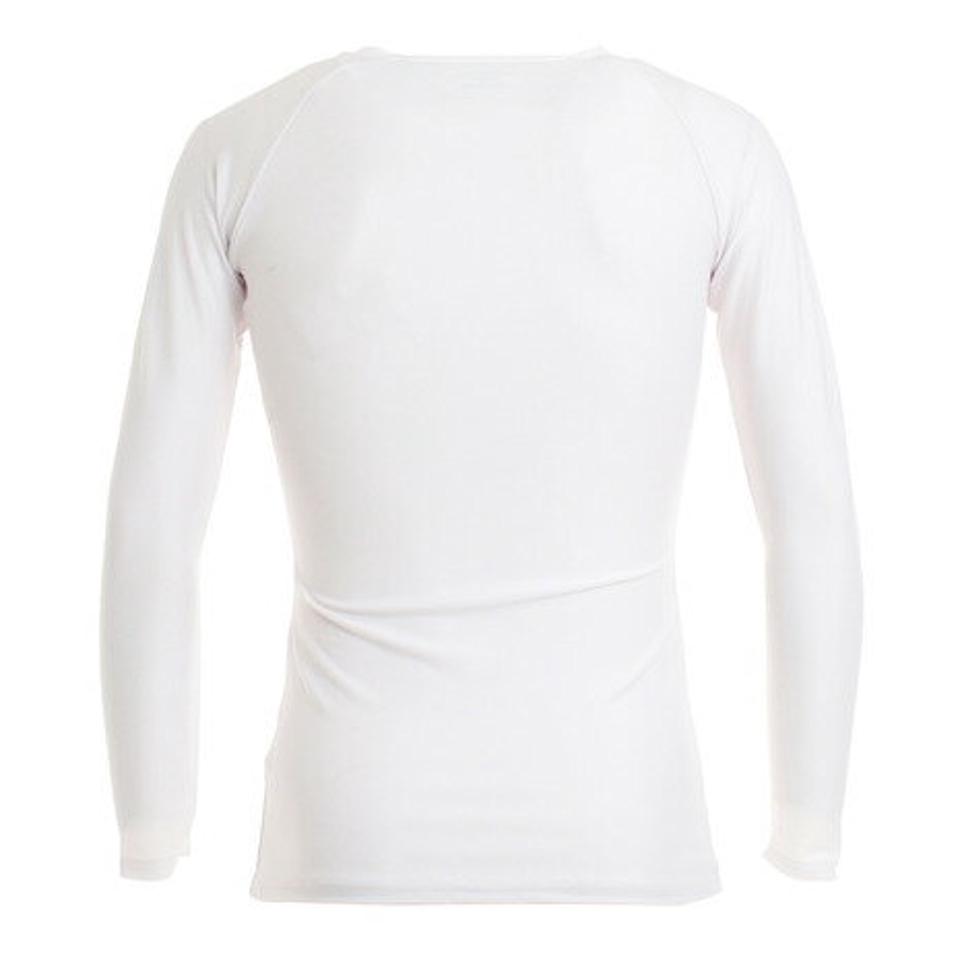 アンブロ(UMBRO) サッカー ウェア メンズ 長袖パワーインナーVネックシャツ UAS9701L WHT インナー アンダーシャツ (メンズ)