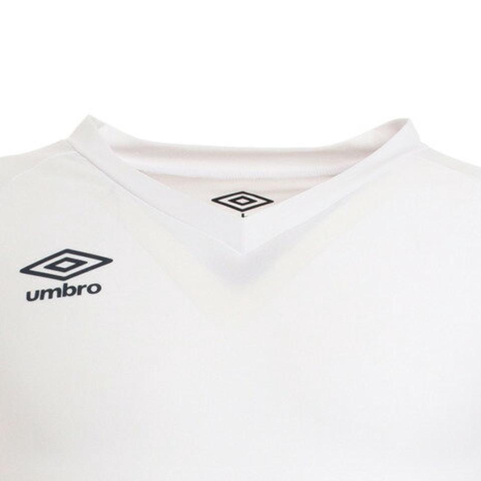 アンブロ(UMBRO) サッカー ウェア メンズ 長袖パワーインナーVネックシャツ UAS9701L WHT インナー アンダーシャツ (メンズ)