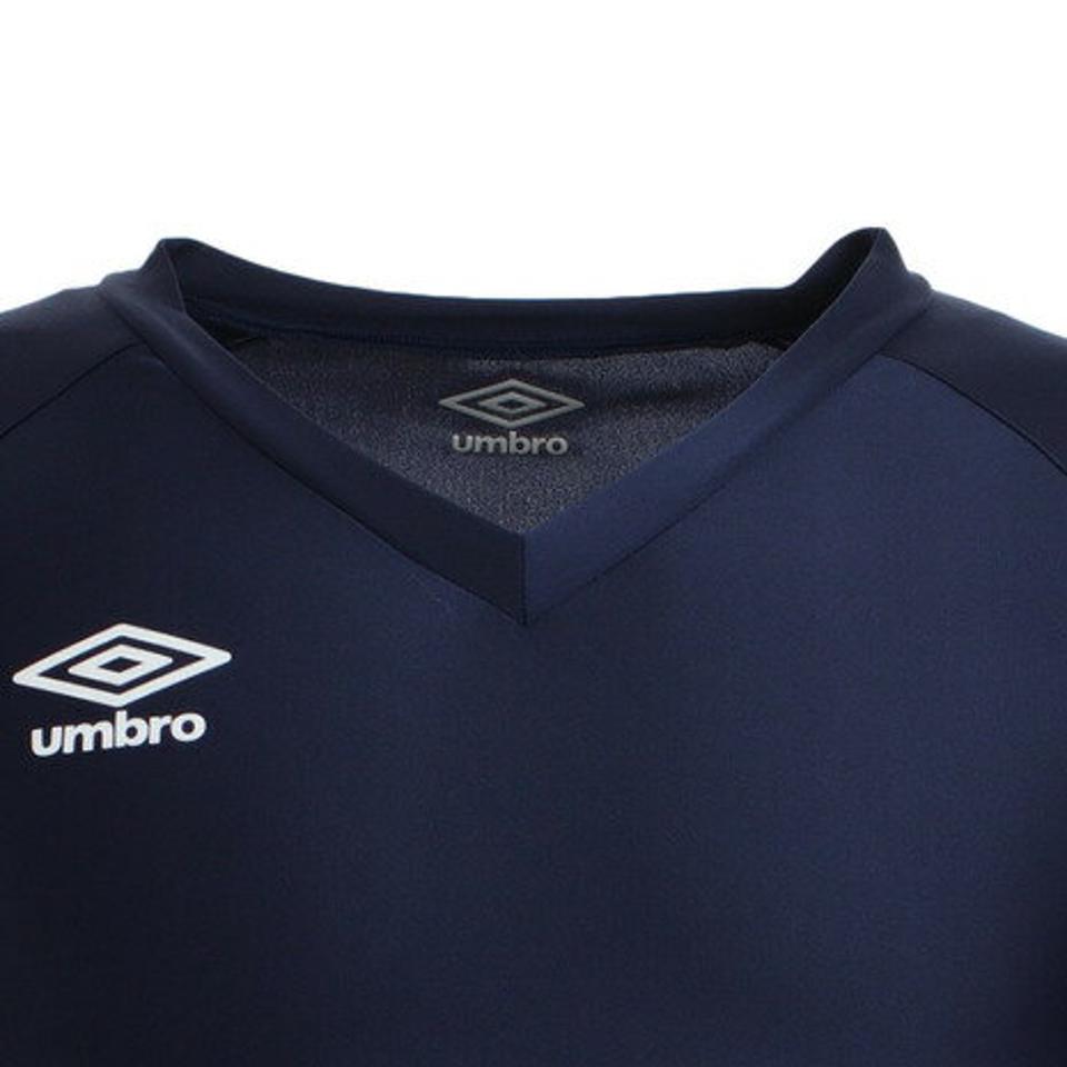 アンブロ(UMBRO) サッカー ウェア メンズ 長袖パワーインナーVネックシャツ UAS9701L NVY インナー アンダーシャツ (メンズ)