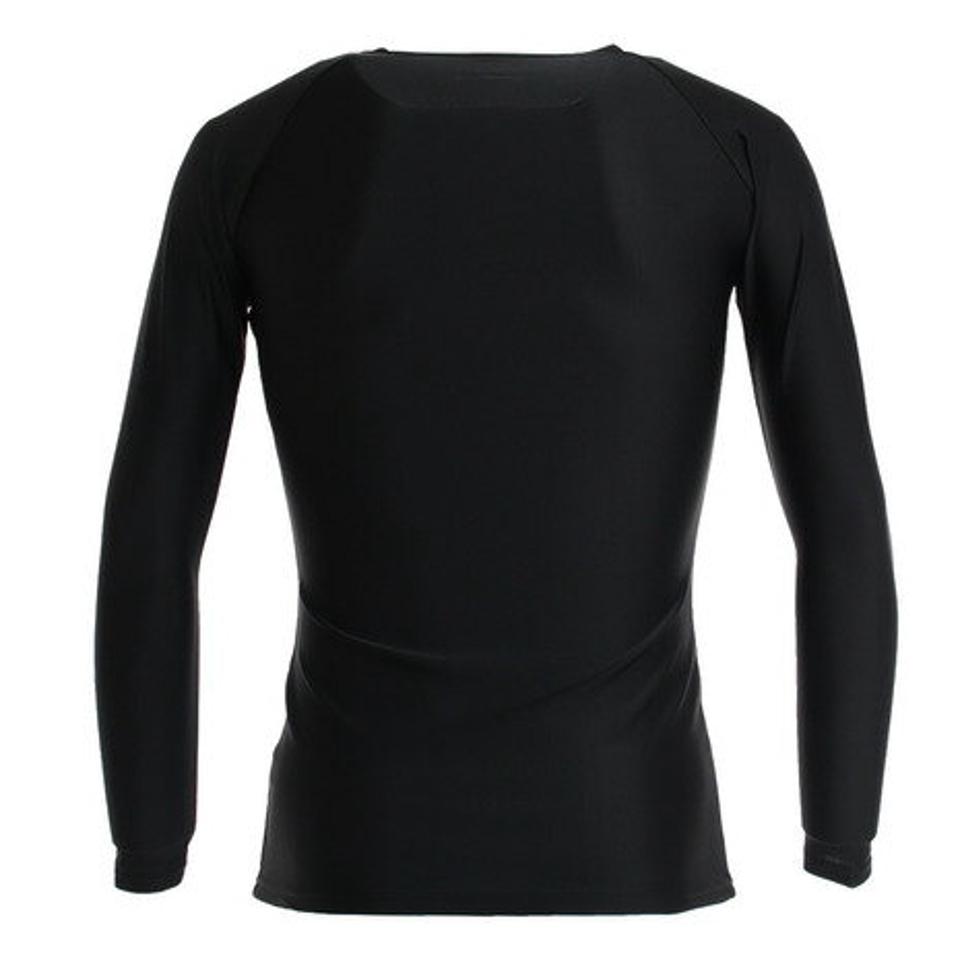 アンブロ(UMBRO) サッカー ウェア メンズ 長袖パワーインナーVネックシャツ UAS9701L BLK インナー アンダーシャツ (メンズ)