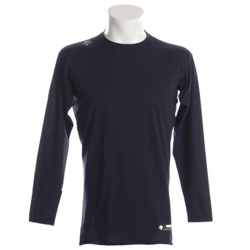 デサント（DESCENTE） 野球 アンダーシャツ 丸首 長袖 インナー シャツ DBMLJB00 ネイビー （メンズ）