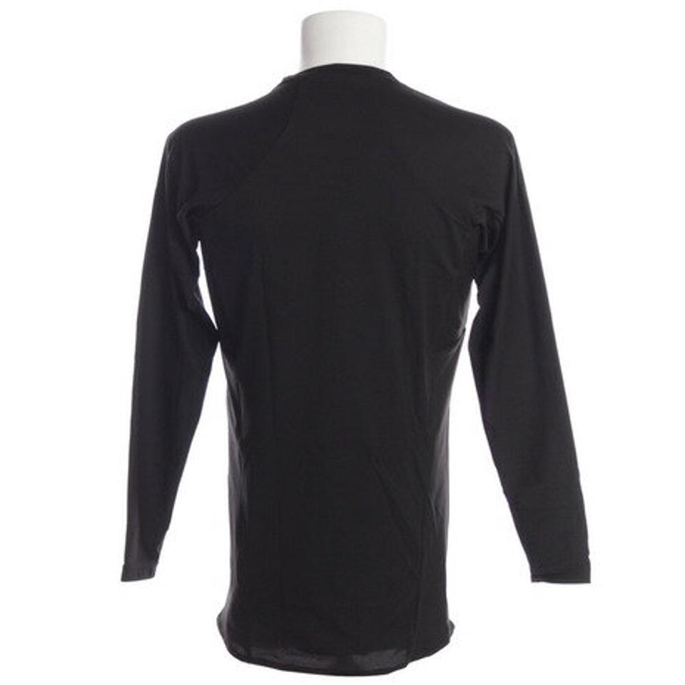 【2点10％OFFクーポン! 24日迄】デサント（DESCENTE）（メンズ）野球 アンダーシャツ 丸首 長袖 インナー シャツ DBMLJB00 黒