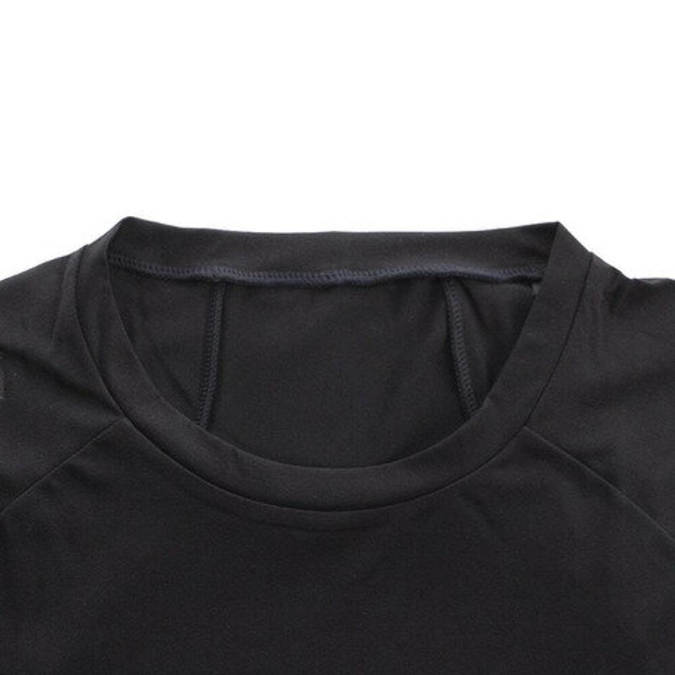 【2点10％OFFクーポン! 24日迄】デサント（DESCENTE）（メンズ）野球 アンダーシャツ 丸首 長袖 インナー シャツ DBMLJB00 黒