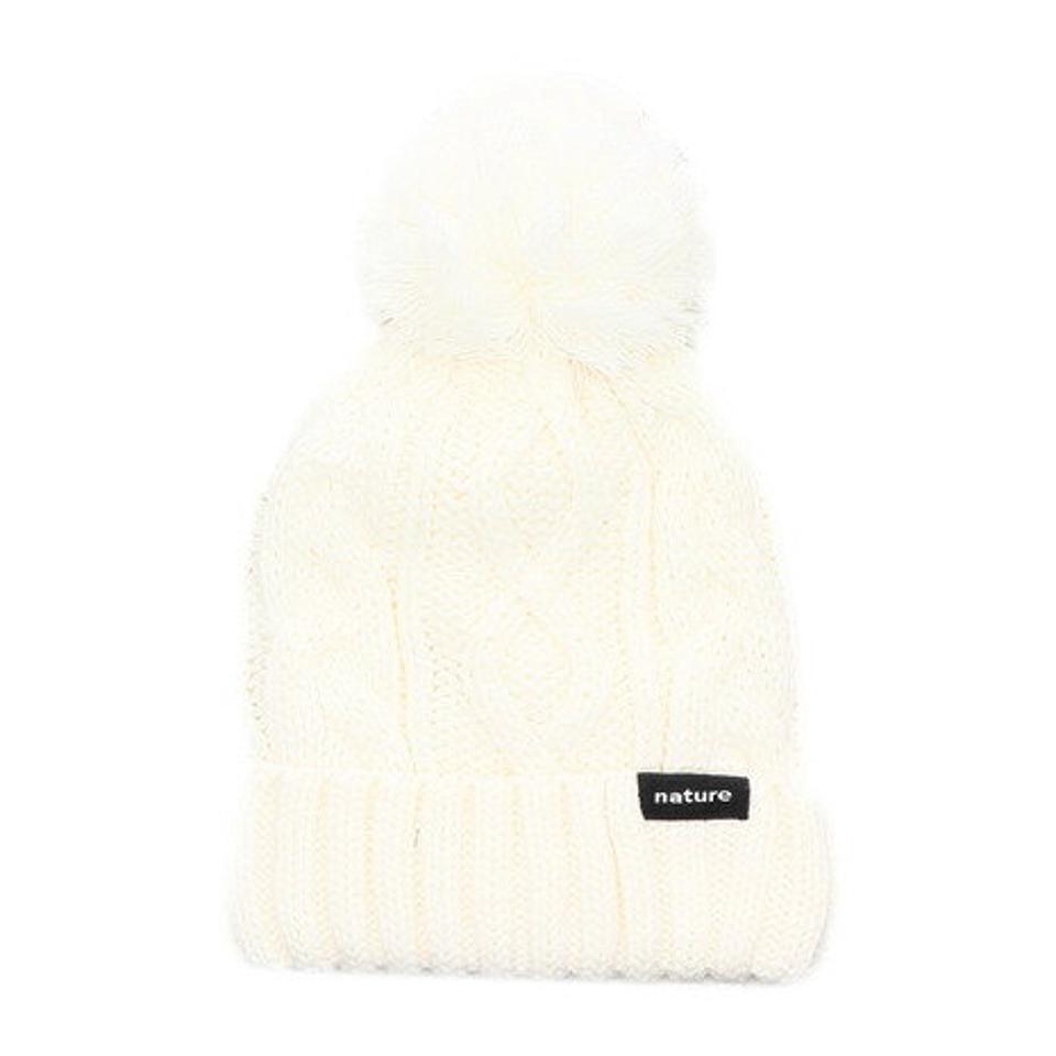 エアボーン(ARBN) NATURE ニットキャップ AB23WCDW5026 WHT (レディース)