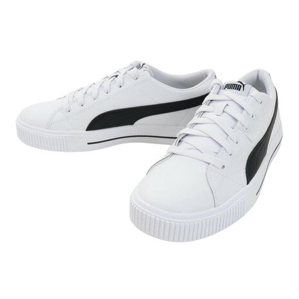 プーマ（PUMA）（メンズ） メンズ スニーカー 白 黒 エヴァー FS ホワイト ブラックホワイト 38482401 38482402