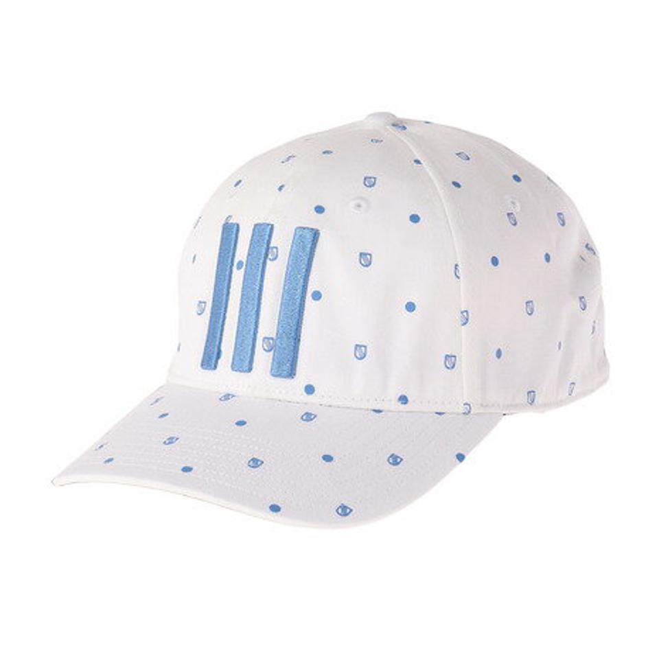 アディダス(adidas) スリーストライプ シールドプリントキャップ EKV92-GT0203 WH (メンズ)