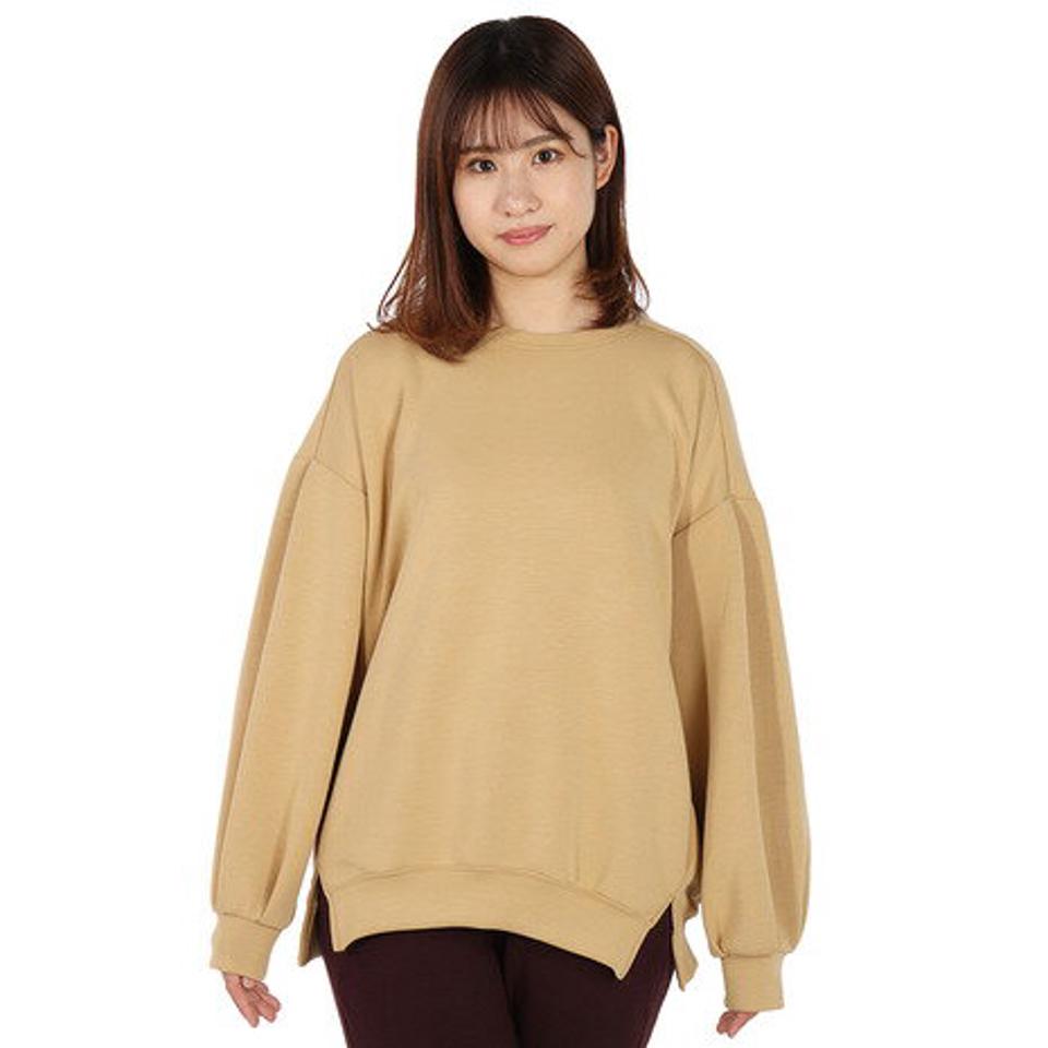 エルケクス（ELKEX）（レディース）ダブルニットクルーネックシャツ EKL1FA3078