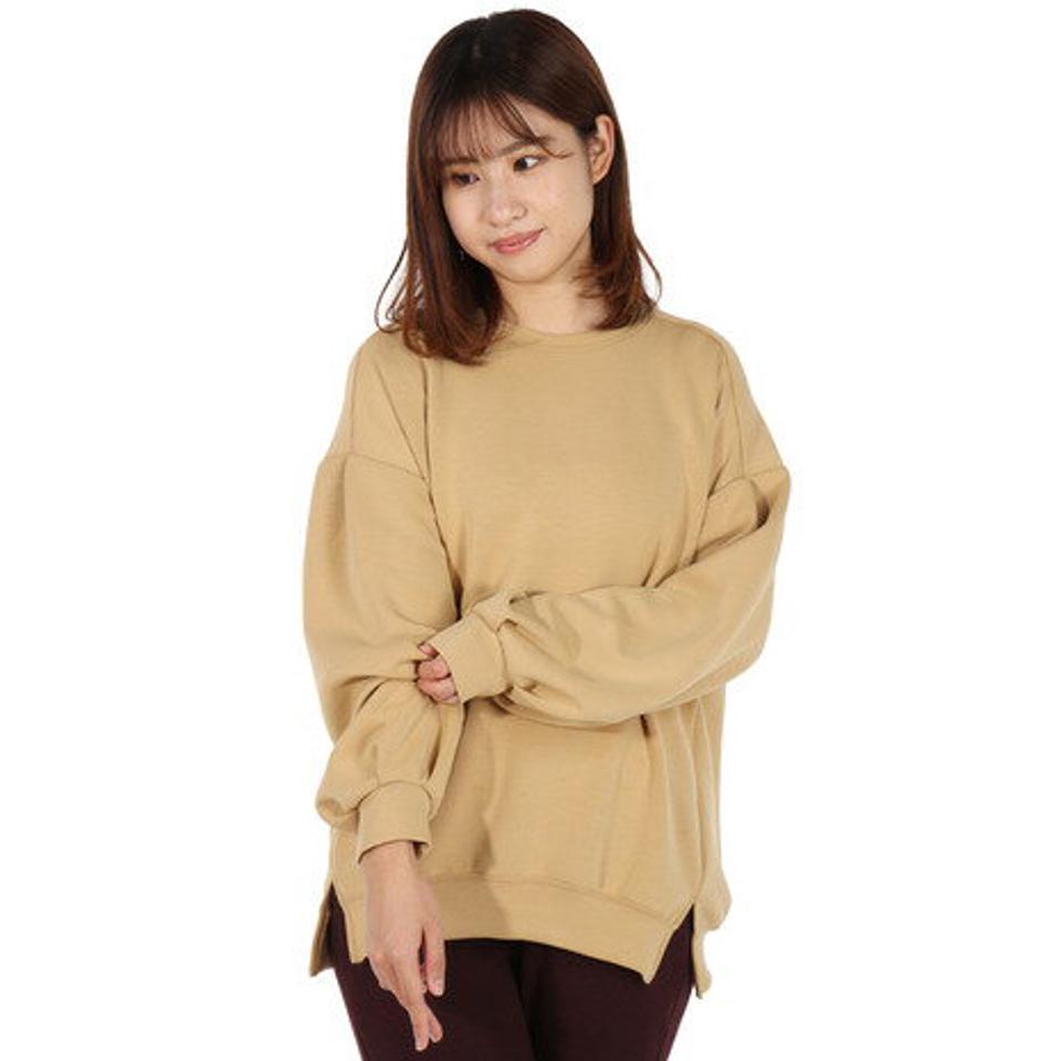 エルケクス（ELKEX）（レディース）ダブルニットクルーネックシャツ EKL1FA3078