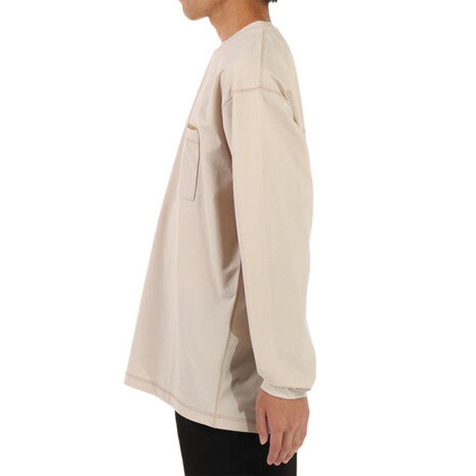 エルケクス（ELKEX）（メンズ）リサイクルオーバー ロングスリーブシャツ EKM1FA3073 IVR