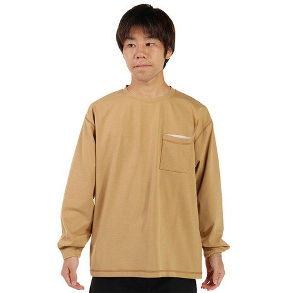 エルケクス（ELKEX）（メンズ）長袖Tシャツ メンズ リサイクルオーバー EKM1FA3073