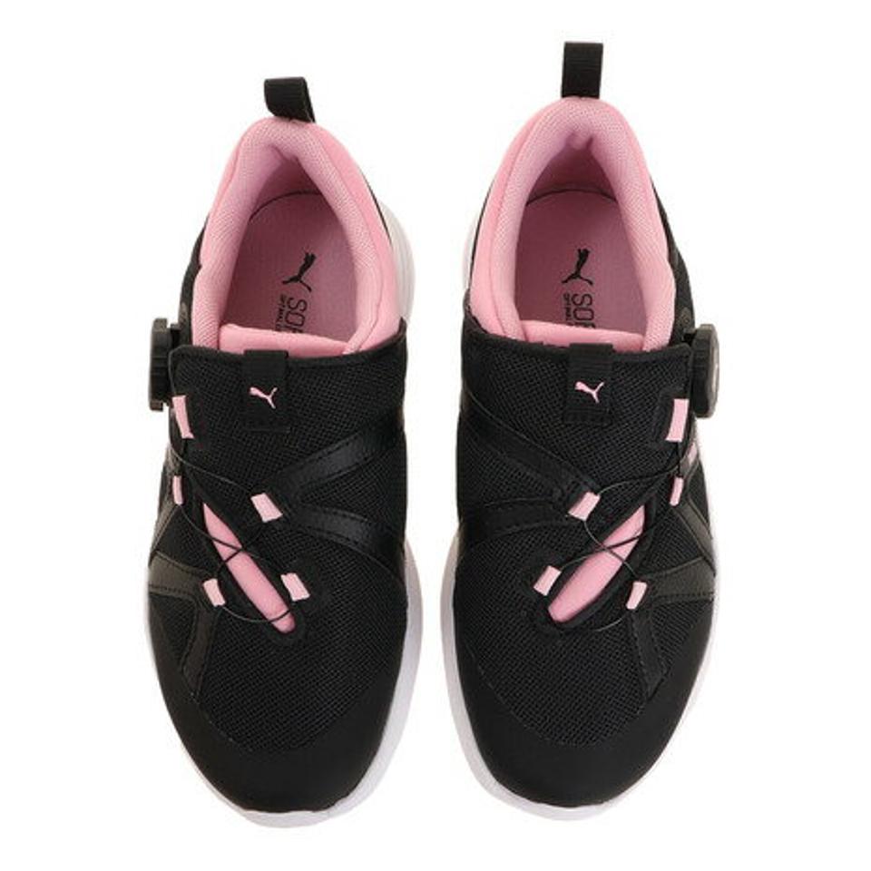 【20%OFFクーポン対象！6/10まで】プーマ（PUMA）（キッズ） ジュニア スニーカー シューズ プーマ ワイヤードラン ディスク ブルー ブラックピンク PS 37654303