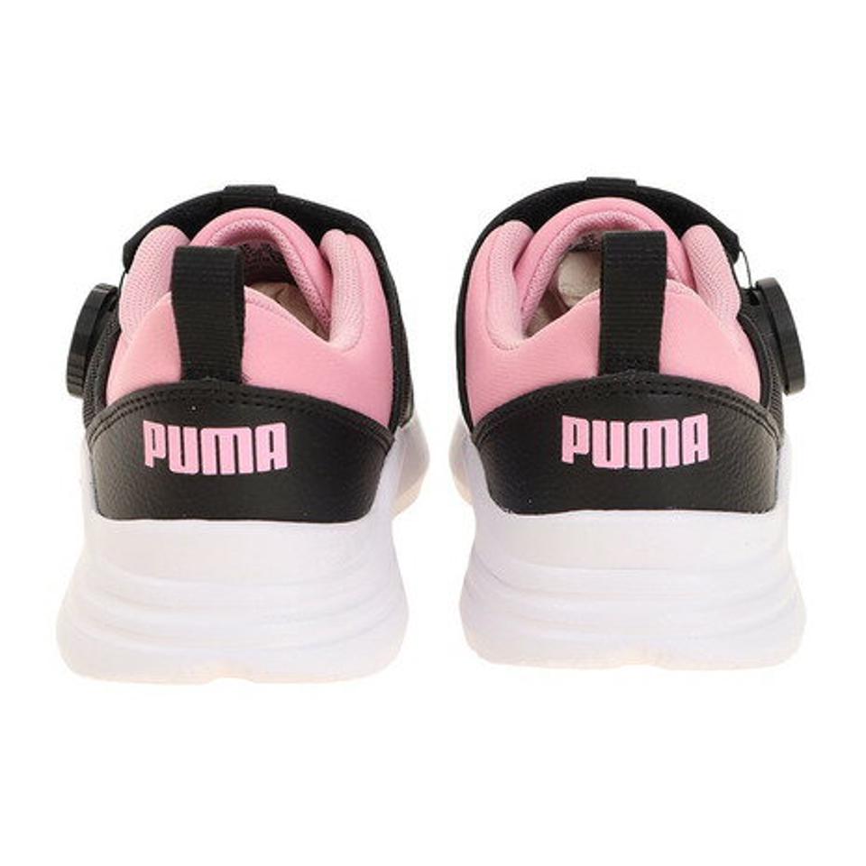 【20%OFFクーポン対象！6/10まで】プーマ（PUMA）（キッズ） ジュニア スニーカー シューズ プーマ ワイヤードラン ディスク ブルー ブラックピンク PS 37654303