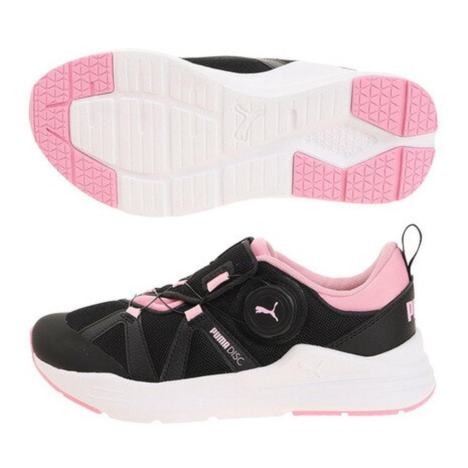 【4/10限定！エントリーで最大100％ポイントバック】プーマ（PUMA）（キッズ）ジュニアスポーツシューズ スニーカー キッズ プーマ ワイヤードラン ディスク JR 19568703