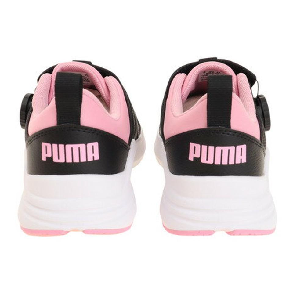 【4/10限定！エントリーで最大100％ポイントバック】プーマ（PUMA）（キッズ）ジュニアスポーツシューズ スニーカー キッズ プーマ ワイヤードラン ディスク JR 19568703