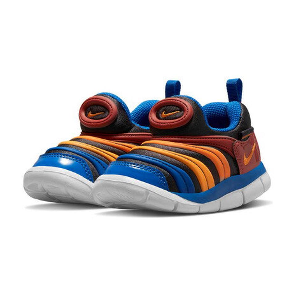 ナイキ（NIKE）（キッズ）ダイナモ フリー TD ミディアムアッシュ 343938-200 ベビー ジュニア スニーカー スポーツシューズ 子供 運動靴 スリッポン カラフル