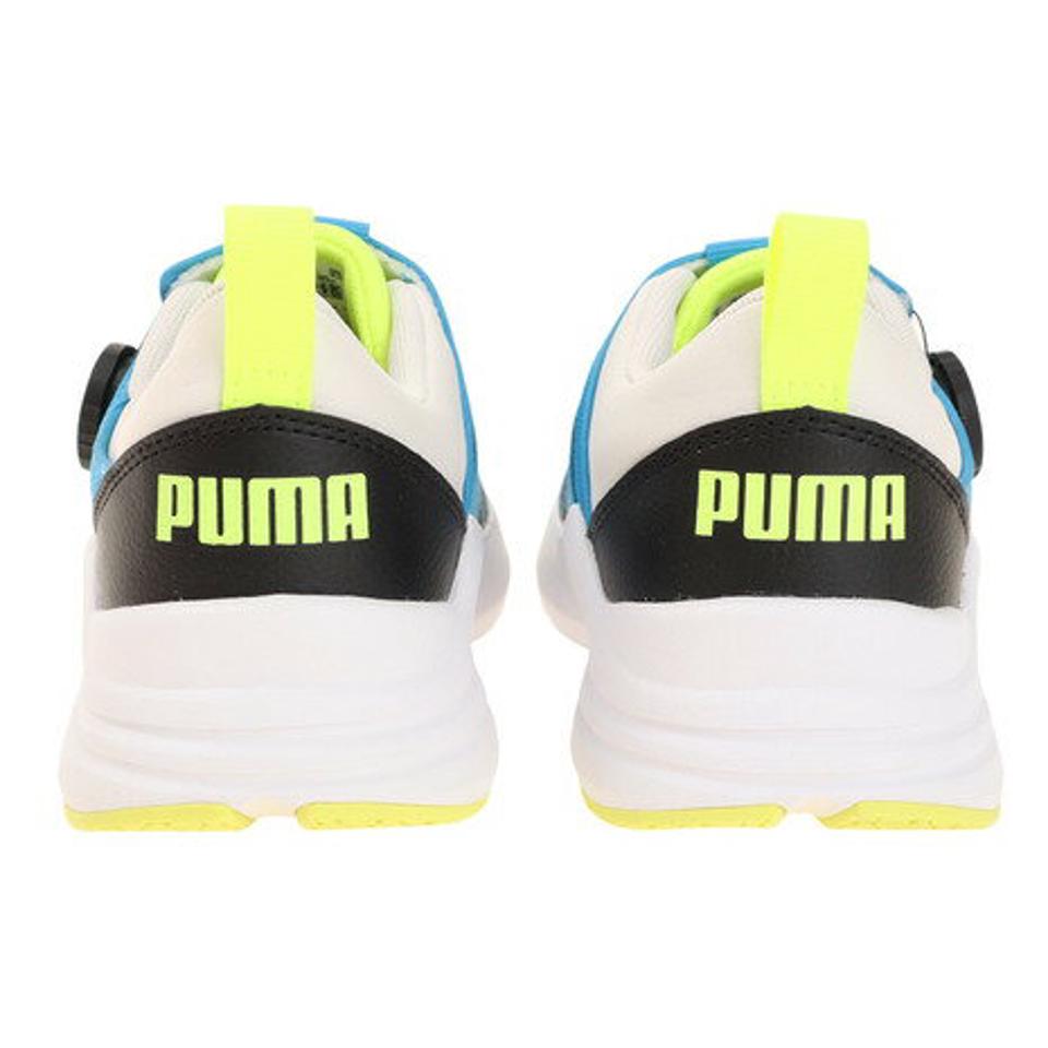 【6/5 24h限定 エントリー＆対象4店舗買い回りで最大P10倍！】プーマ（PUMA）（キッズ） プーマ ワイヤードラン ディスク ブルー ブラックピンク 19568701 ジュニア キッズ シューズ スニーカー