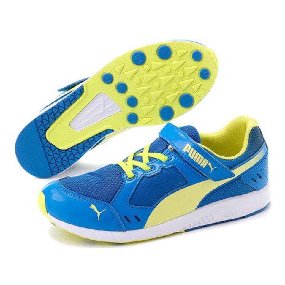 【6/5 24h限定 エントリー＆対象4店舗買い回りで最大P10倍！】プーマ（PUMA）（キッズ） ジュニアランニングシューズ ベルクロ ベルト付き スピードモンスター V3 スニーカー 19026618