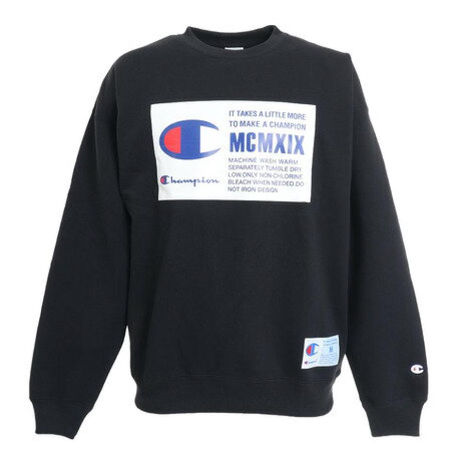 チャンピオン-ヘリテイジ(CHAMPION-HERITAGE) ジョックタグプリント クルーネックスウェット C3-V017 090 (メンズ)